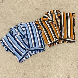 Twist Front Cropped Blouse Bundle Size Large